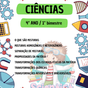 CIÊNCIAS 4° ANO 1° BIMESTRE