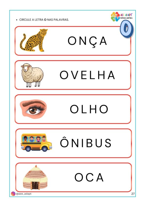 ALFABETIZAÇÃO ADAPTADA: VOGAIS E ENCONTROS VOCÁLICOS - Image 5
