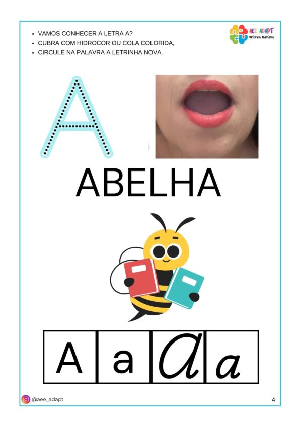 ALFABETIZAÇÃO ADAPTADA: VOGAIS E ENCONTROS VOCÁLICOS - Image 2